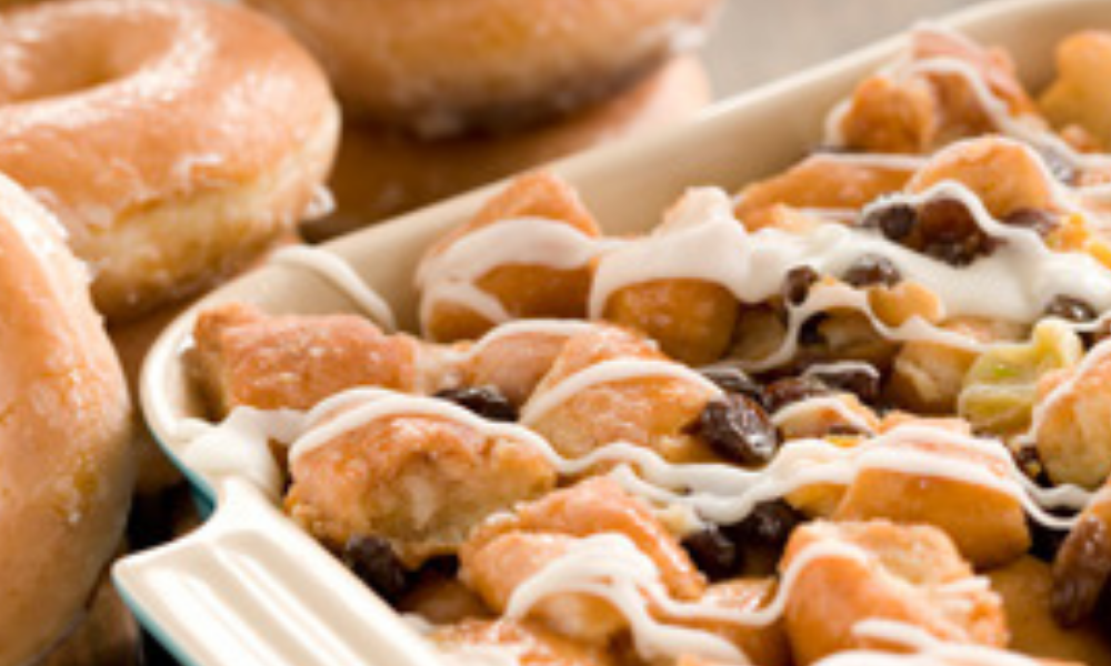 Doughnut Bread Pudding Recipe