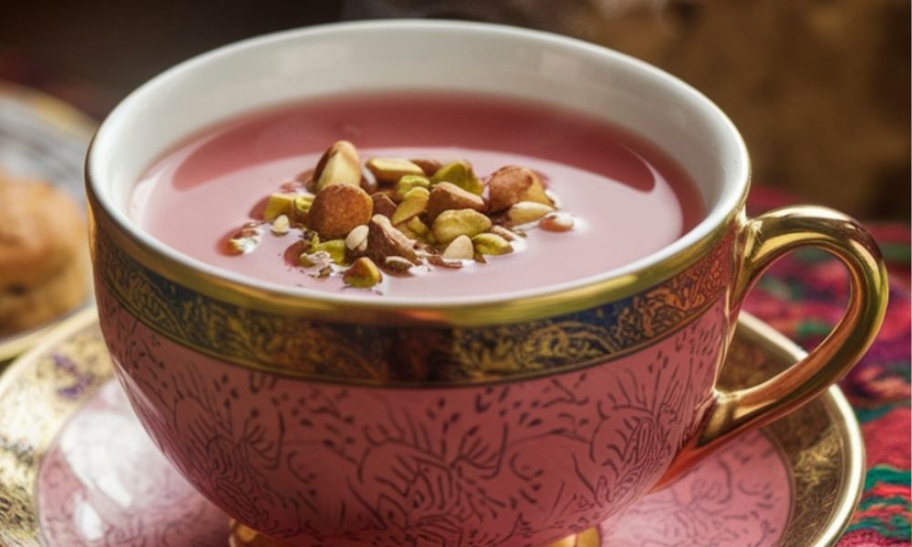 Kashmiri Pink Chai Recipe