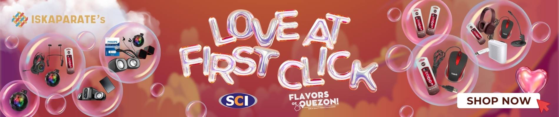 Love at First Click Desktop Banner